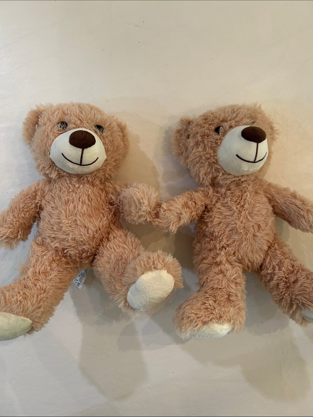 Plush Beige Teddy Bear Stuffed Toy Set
